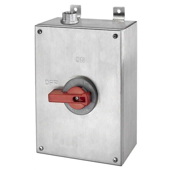 Disconnect Switch, Fusible, Three Phase, NEMA 4X, Indoor/Outdoor, Stainless Steel